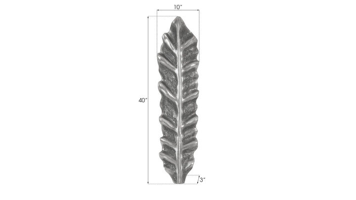 Petiole Wall Leaf, Silver, MD, Version A - Phillips Collection - AmericanHomeFurniture