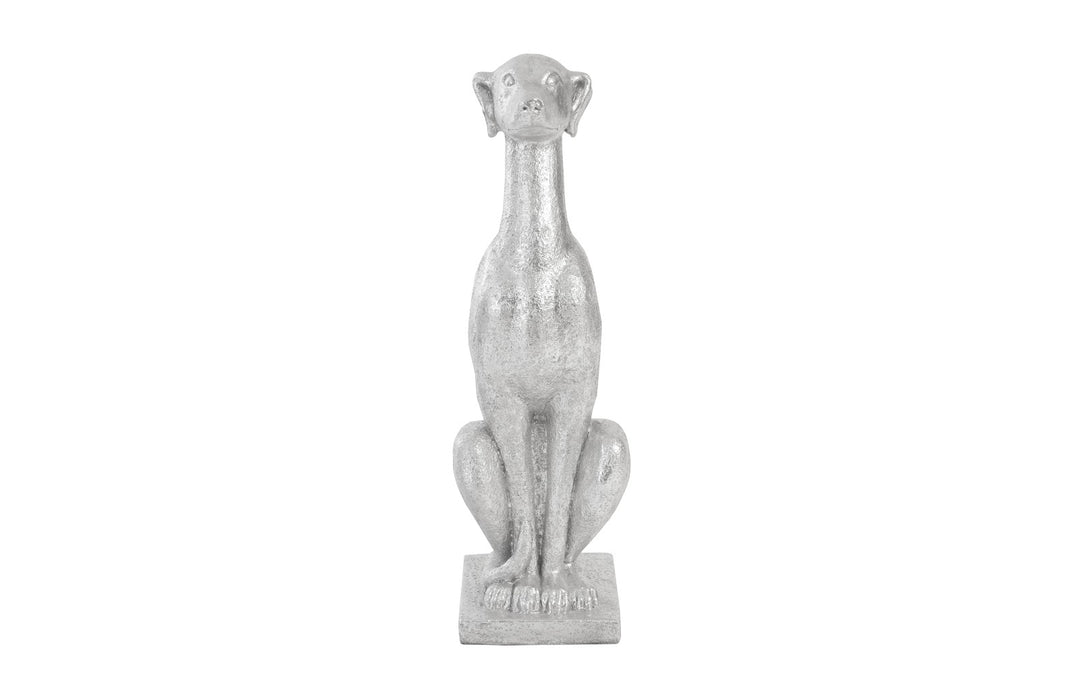Greyhound, Resin, Silver Leaf - Phillips Collection - AmericanHomeFurniture