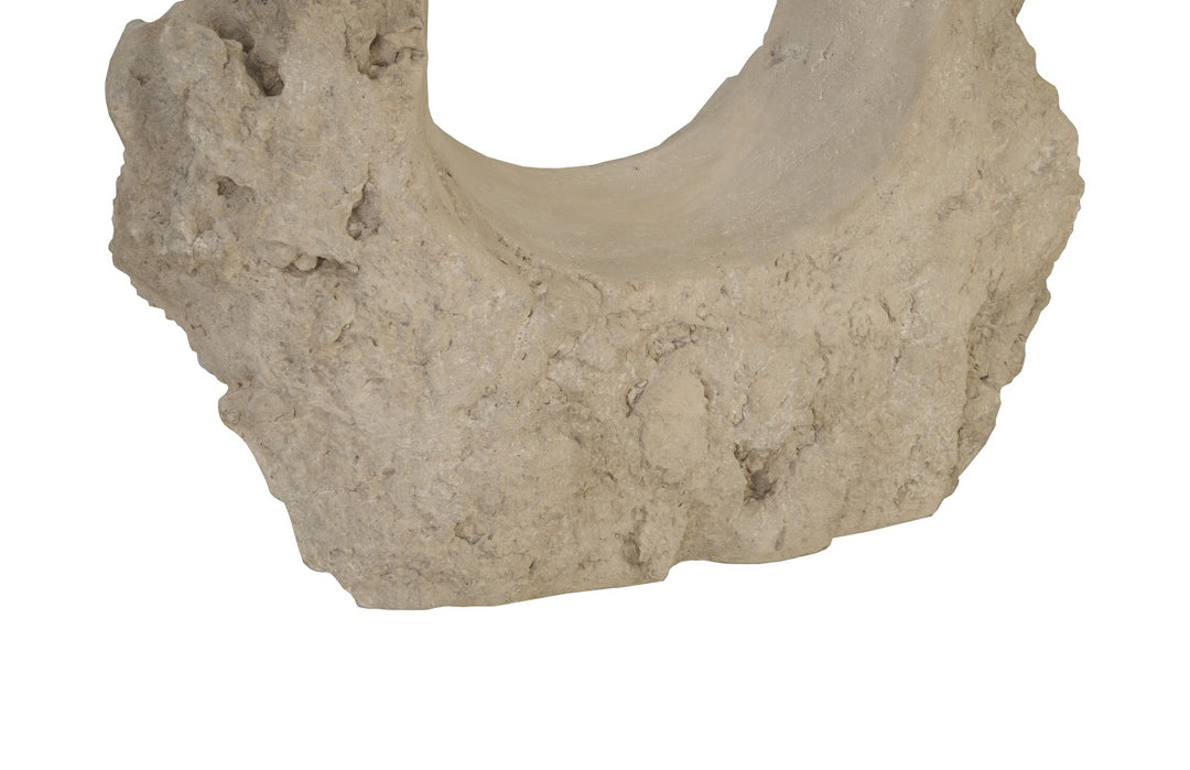 Colossal Cast Stone Sculpture, Double Hole, Roman Stone - Phillips Collection - AmericanHomeFurniture