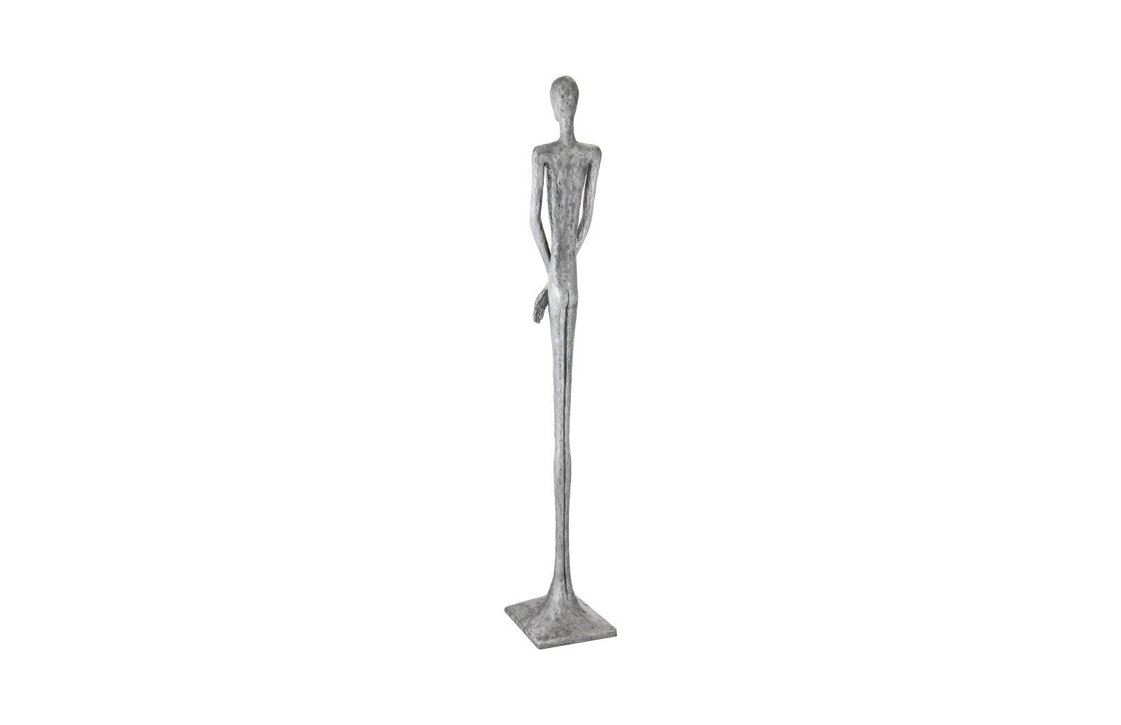 Phillips Collection Lloyd Sculpture, Resin, Liquid Silver DECORATIVE OBJECTS