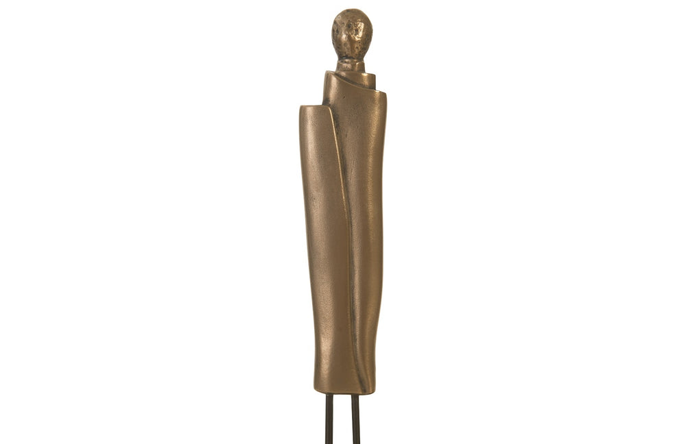 Robed Monk Trio Sculpture, Resin, Bronze Finish - Phillips Collection - AmericanHomeFurniture