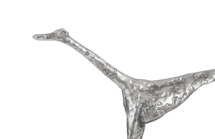 Greyhound on Black Metal Base, Silver Leaf - Phillips Collection - AmericanHomeFurniture