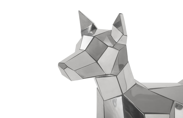Crazy Cut Dog, Stainless Steel, Silver - Phillips Collection - AmericanHomeFurniture