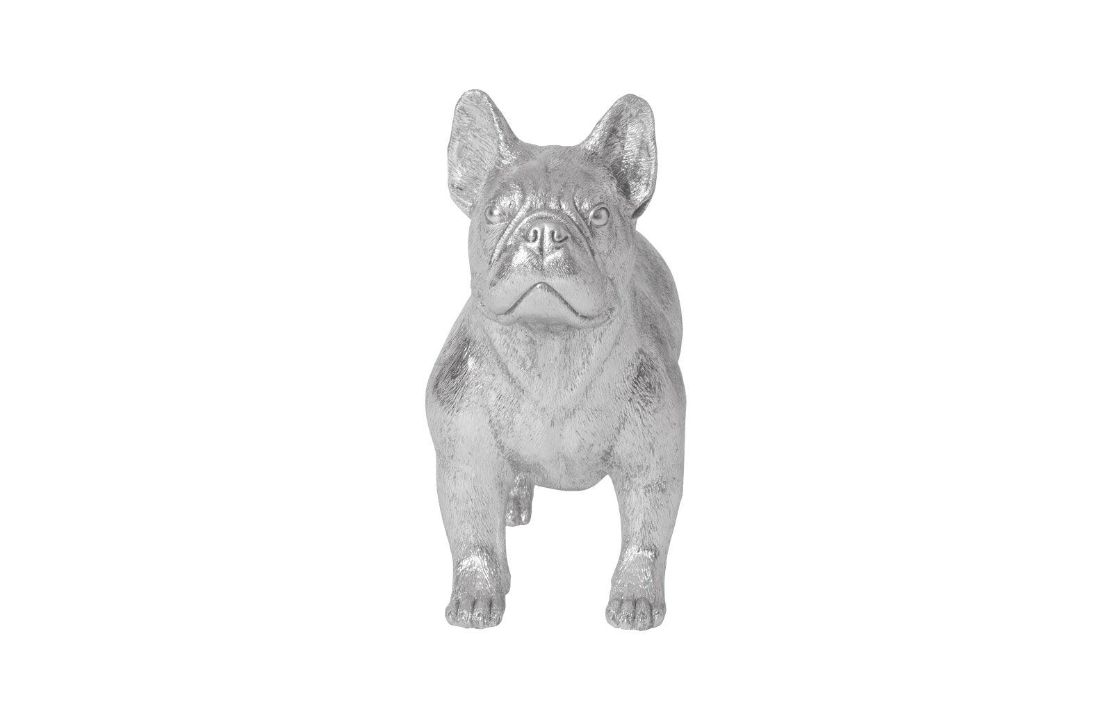 Phillips Collection French Bulldog, Silver DECORATIVE OBJECTS