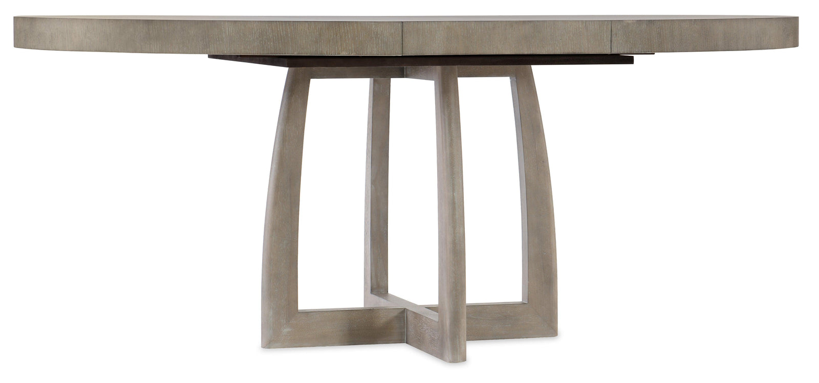 Hooker Furniture Affinity 48in Round Pedestal Dining Table with1-18in Leaf DINING TABLES