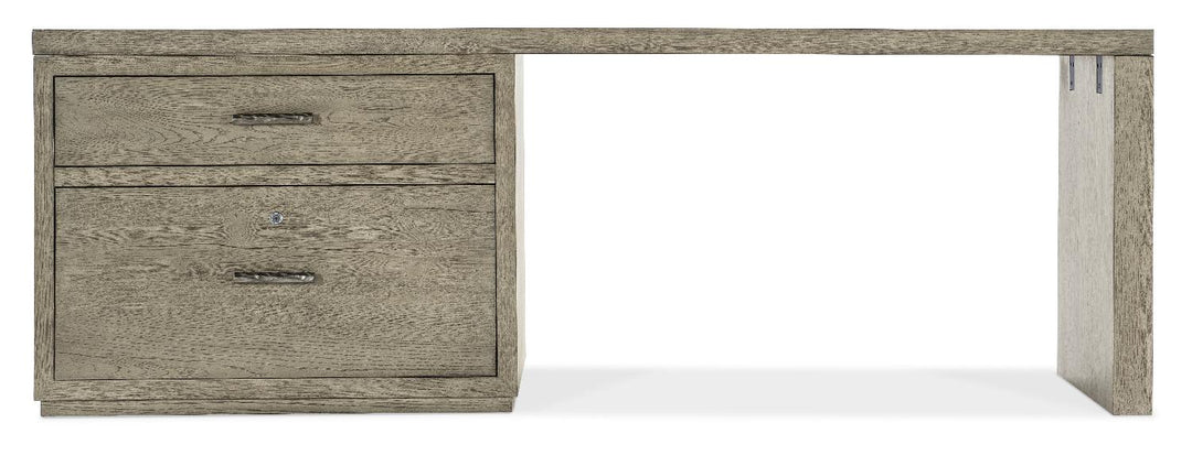 American Home Furniture | Hooker Furniture - Linville Falls 84" Desk with Lateral File