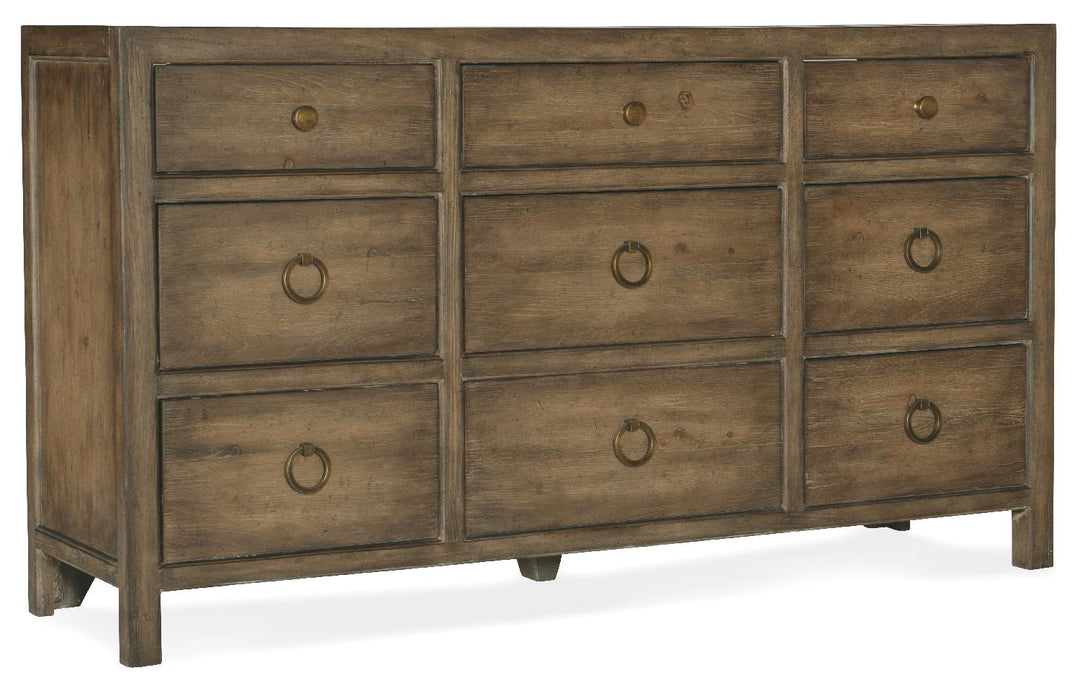 American Home Furniture | Hooker Furniture - Sundance Nine-Drawer Dresser