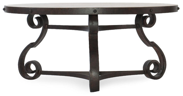 American Home Furniture | Hooker Furniture - Luckenbach Round Cocktail Table