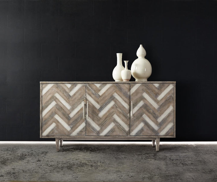 American Home Furniture | Hooker Furniture - Melange Natural Beauty Credenza