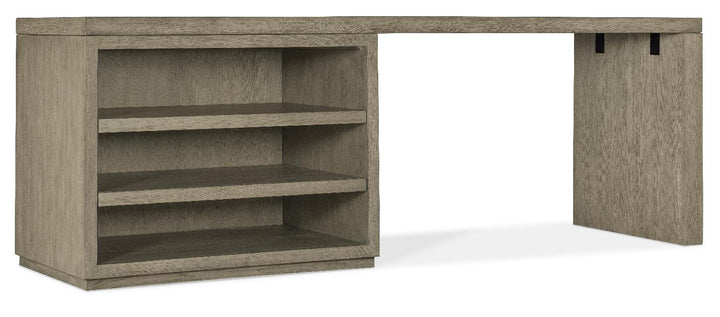 American Home Furniture | Hooker Furniture - Linville Falls 84" Desk with Open Desk Cabinet
