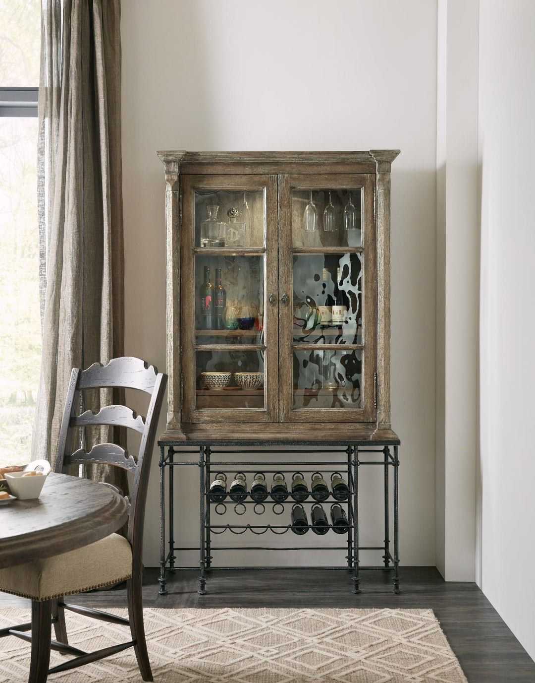 American Home Furniture | Hooker Furniture - La Grange OQuinn Bar Cabinet