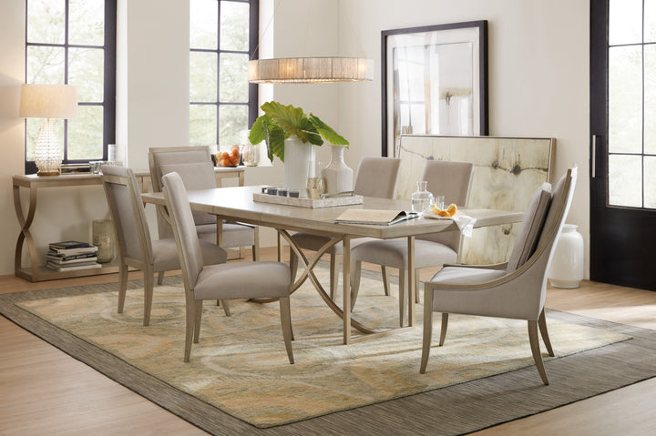 American Home Furniture | Hooker Furniture - Elixir 80in Rectangular Dining Table with1-20in Leaf