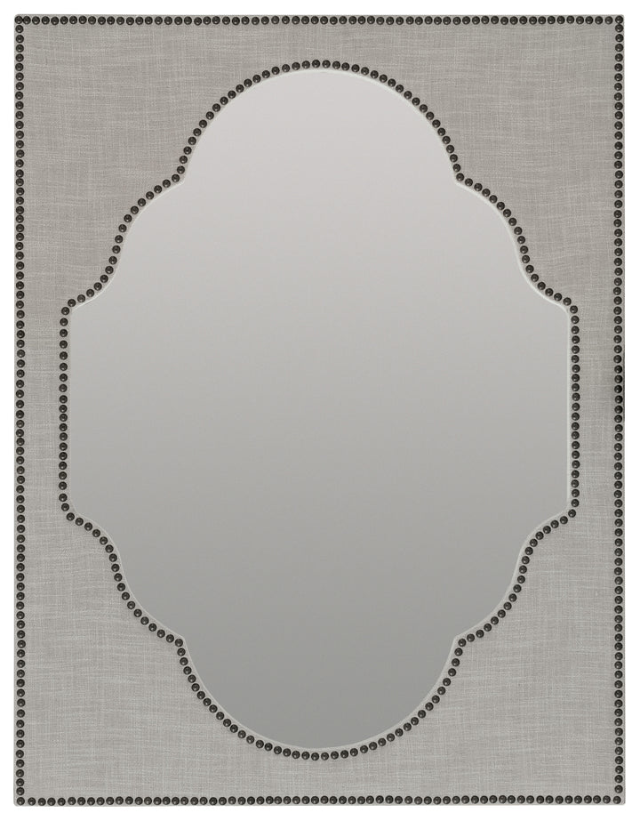 American Home Furniture | Hooker Furniture - Boheme Nourmand Linen Wrapped Mirror