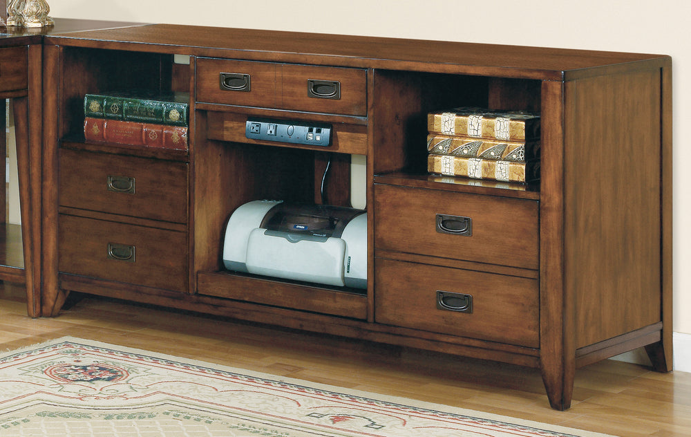 American Home Furniture | Hooker Furniture - Danforth Open Credenza