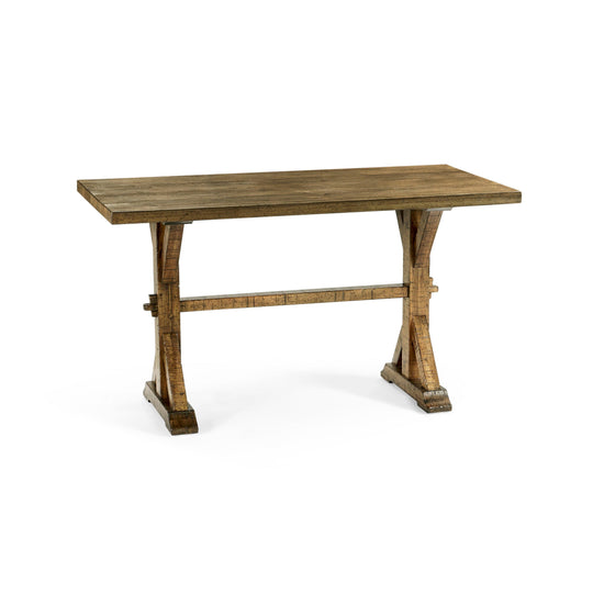 Jonathan Charles Casual Accents Medium Driftwood Dining Table 54" DINING TABLES