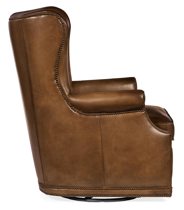 American Home Furniture | Hooker Furniture - Maya Wing Swivel Club Chair