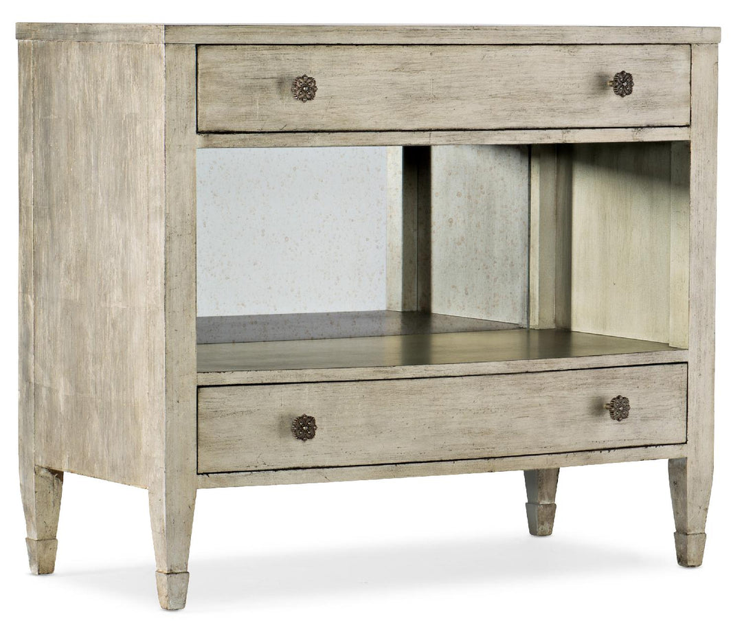 American Home Furniture | Hooker Furniture - Sanctuary Gemme Two Drawer Nightstand
