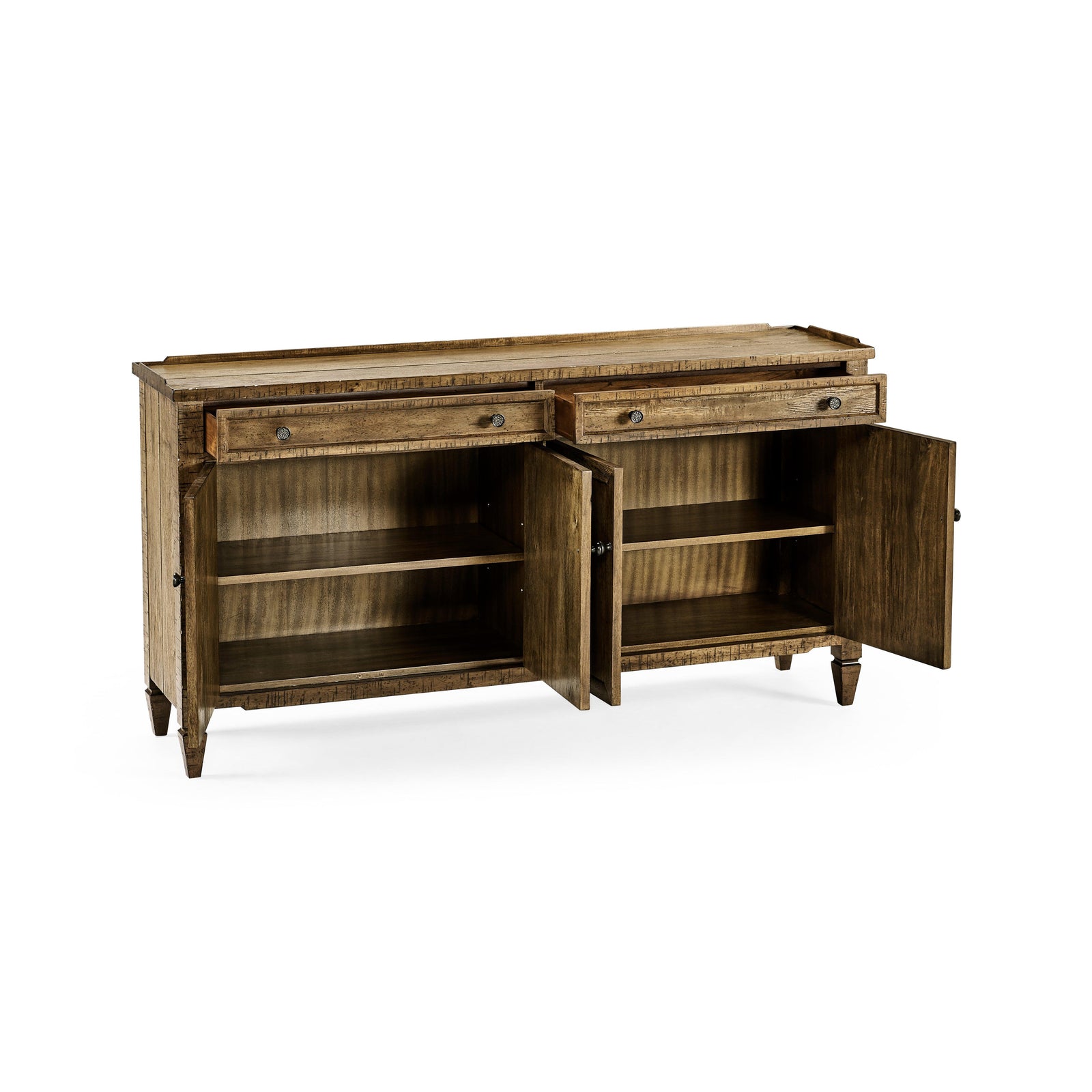 Jonathan Charles Casual Accents Medium Driftwood Credenza CABINETS