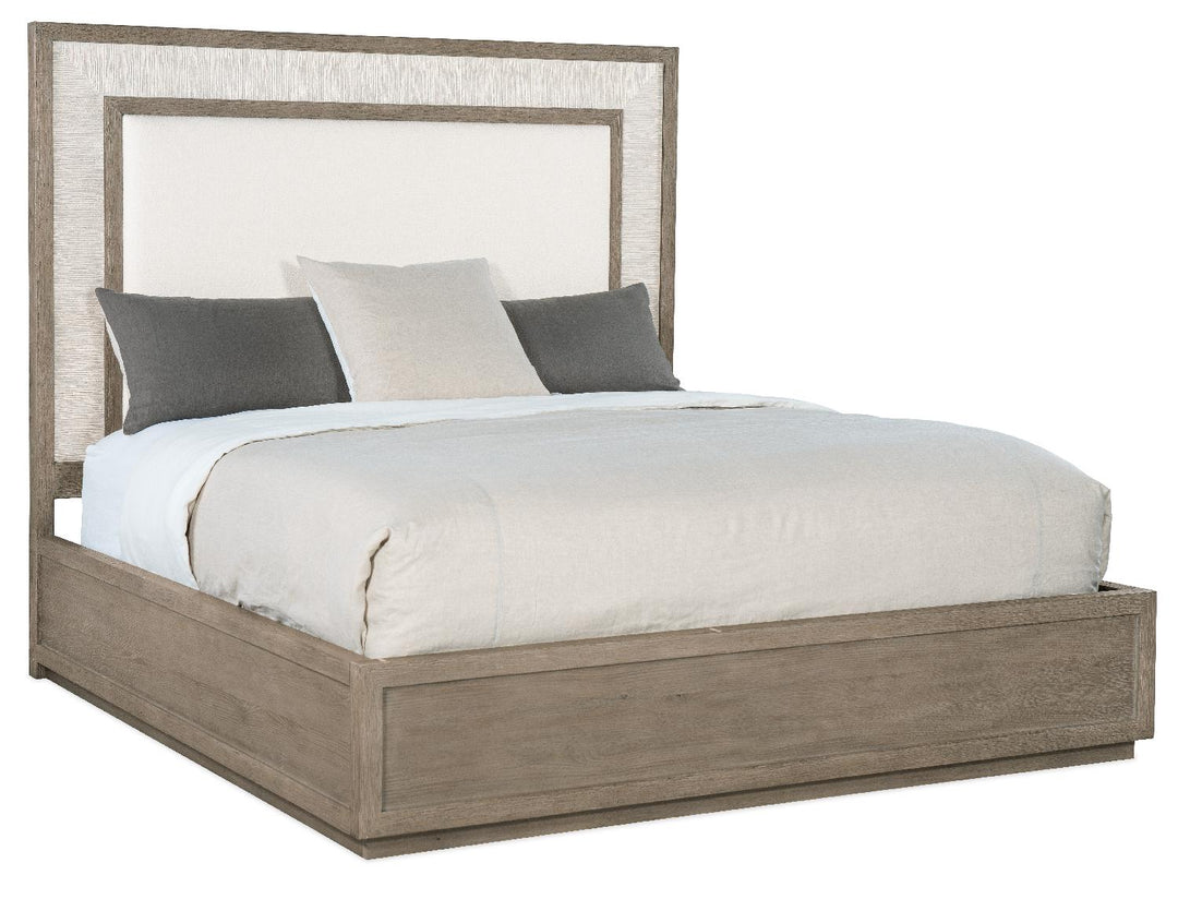 American Home Furniture | Hooker Furniture - Serenity Rookery Upholstered Panel Bed