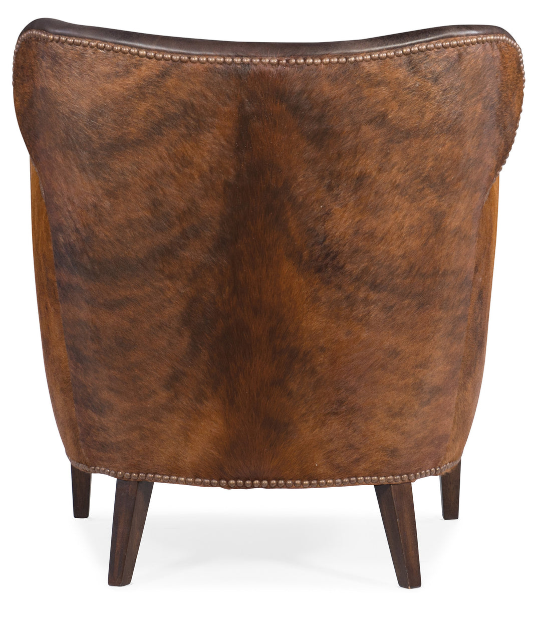 American Home Furniture | Hooker Furniture - Kato Leather Club Chair with Dark HOH