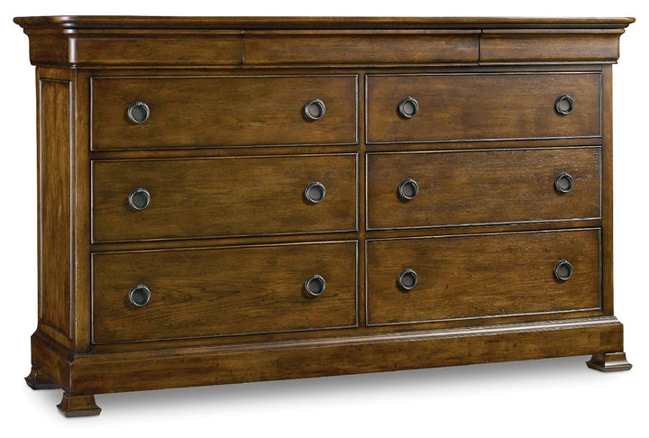 American Home Furniture | Hooker Furniture - Archivist Nine-Drawer Dresser