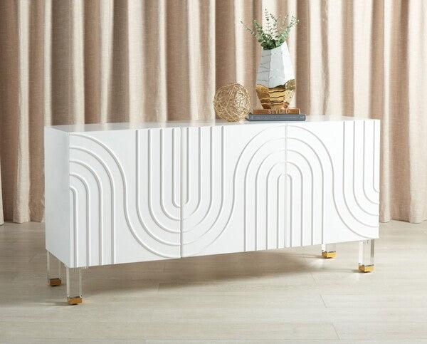 Safavieh Couture Saturn Wave Acrylic Sideboard SIDEBOARDS + CREDENZAS