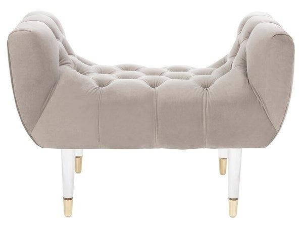 Safavieh Couture Eugenie Tufted Velvet Bench BENCHES