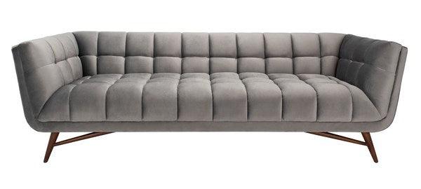 Onyx Mid Century Tufted Sofa