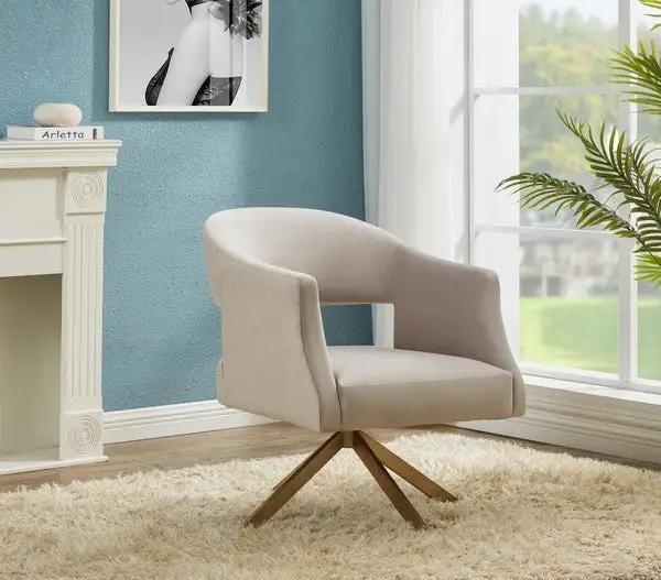 Quartz Swivel Accent Chair - AmericanHomeFurniture