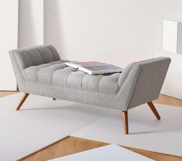 Safavieh Couture Damian Tufted Bench BENCHES