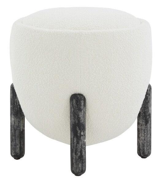 Safavieh Couture Clarabella Upholstered Ottoman OTTOMANS, POUFS, + STOOLS