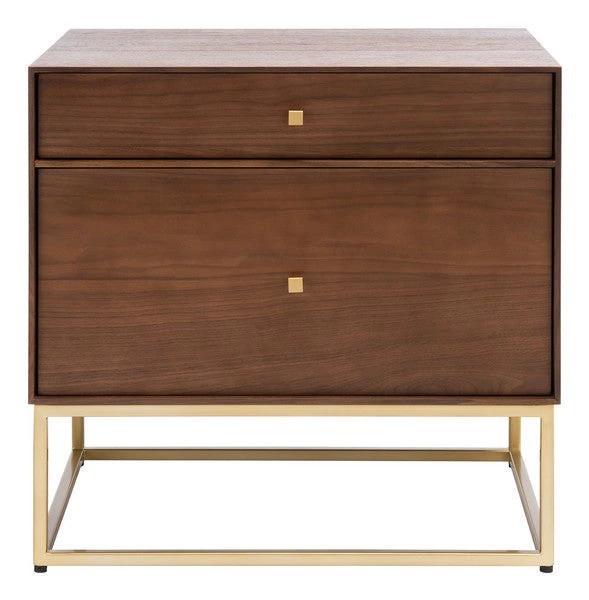 Safavieh Couture Adelyn 2 Drawer Nightstand NIGHTSTANDS