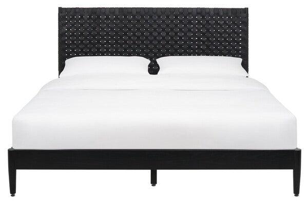 Safavieh Couture Cassity Leather Headboard Bed HEADBOARDS