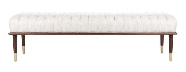 Safavieh Couture Flannery Mid-Century Bench BENCHES