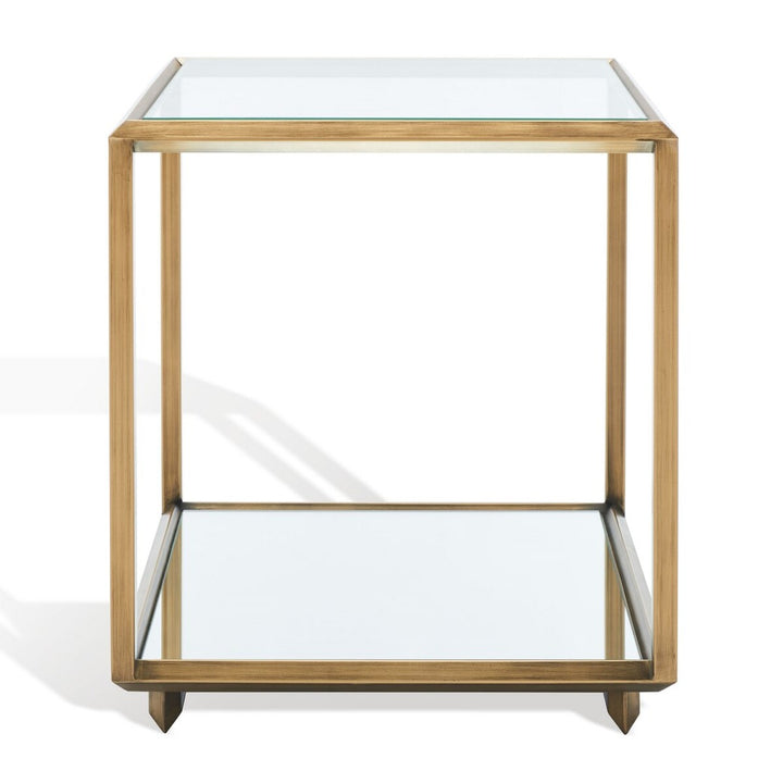 FLORABELLA MIRRORED ACCENT TABLE - Safavieh - AmericanHomeFurniture