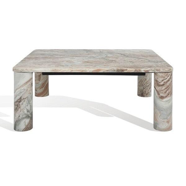 Safavieh Couture Nicoletta Square Marble Coffee Table COFFEE TABLES