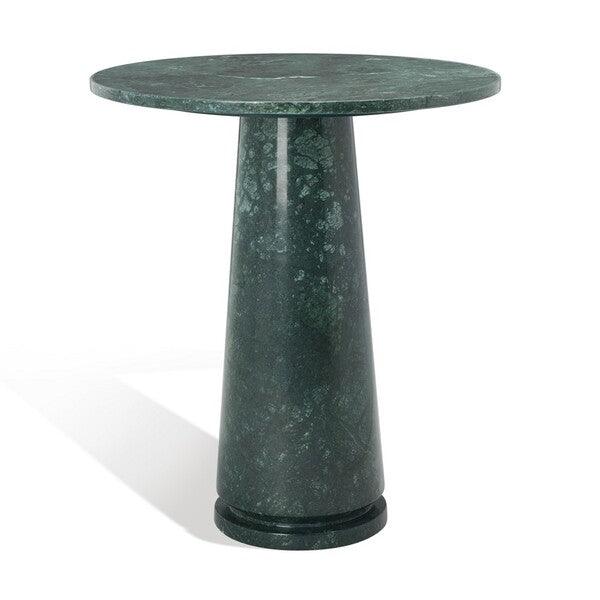 Safavieh Couture Valentia Tall Round Marble Accent Table ACCENT TABLES