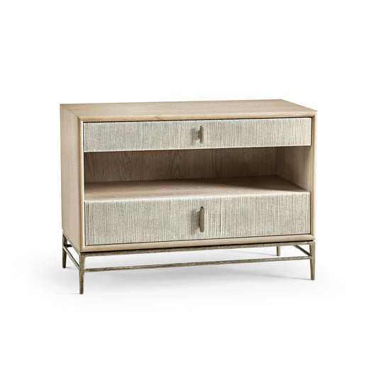 Jonathan Charles Water Clapotis Danish Cord Nightstand 42" NIGHTSTANDS