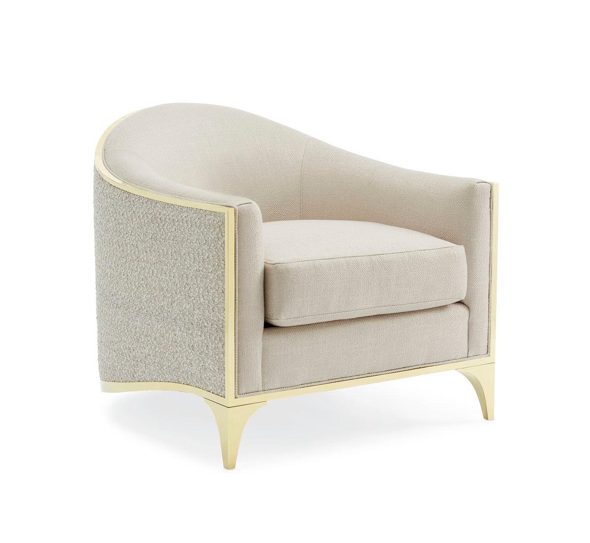 Caracole - The Svelte Chair Beige - SGU-017-232-A | American Home Furniture