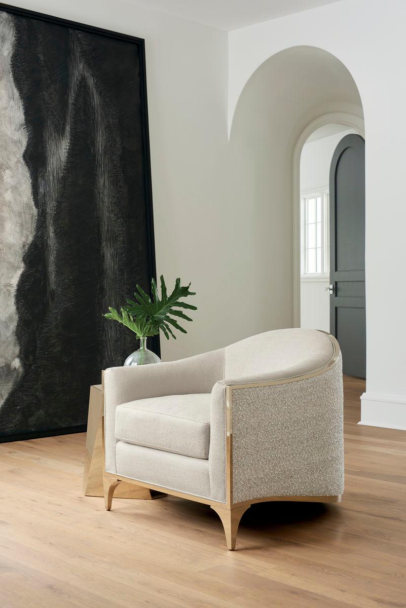 Caracole - The Svelte Chair Beige - SGU-017-232-A | American Home Furniture