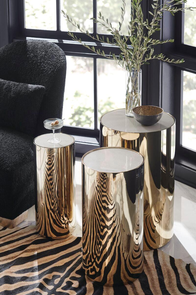Caracole - Round About Tall Accent Table - SIG-021-421 | American Home Furniture