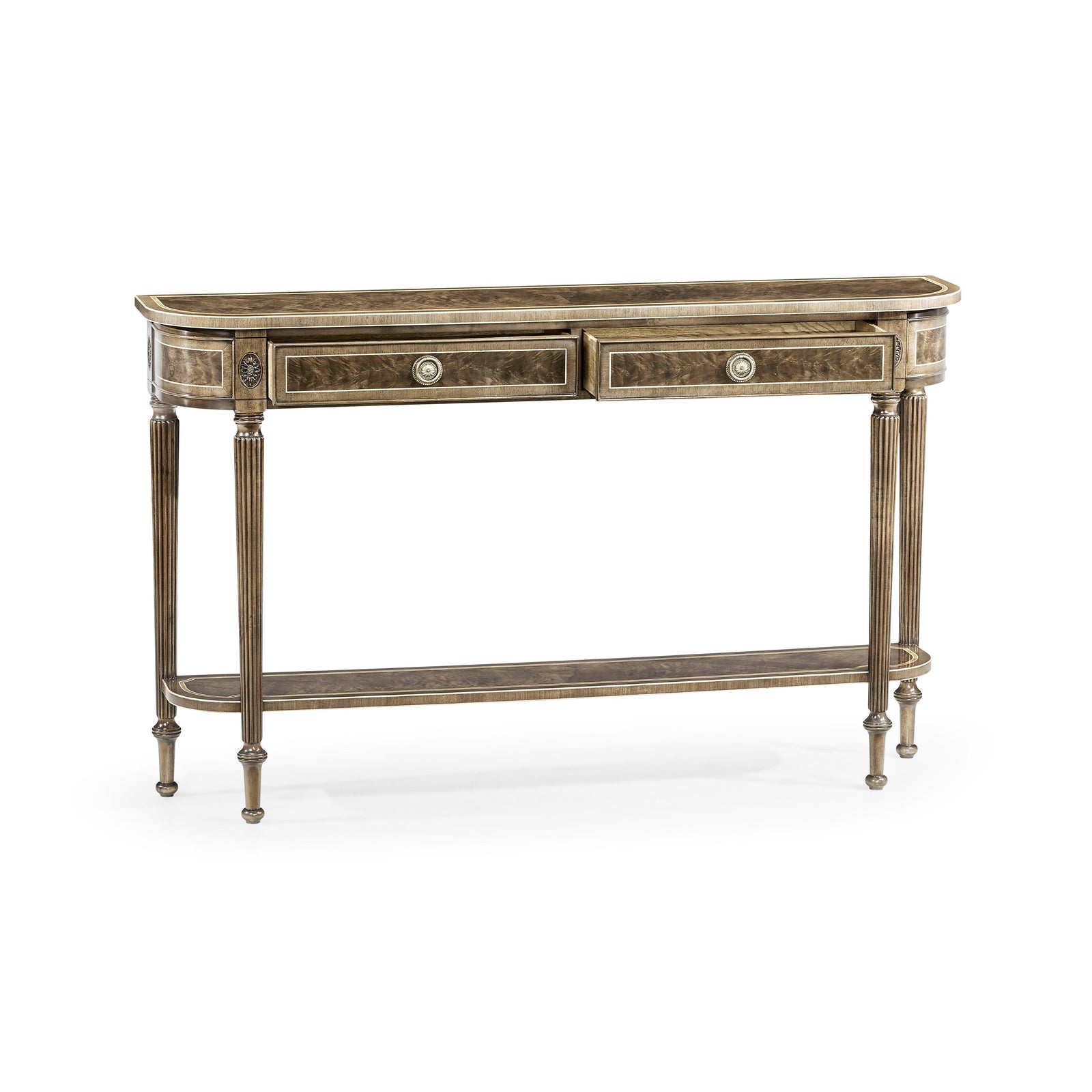 Jonathan Charles Regency Bleached Mahogany Console Table CONSOLE TABLES