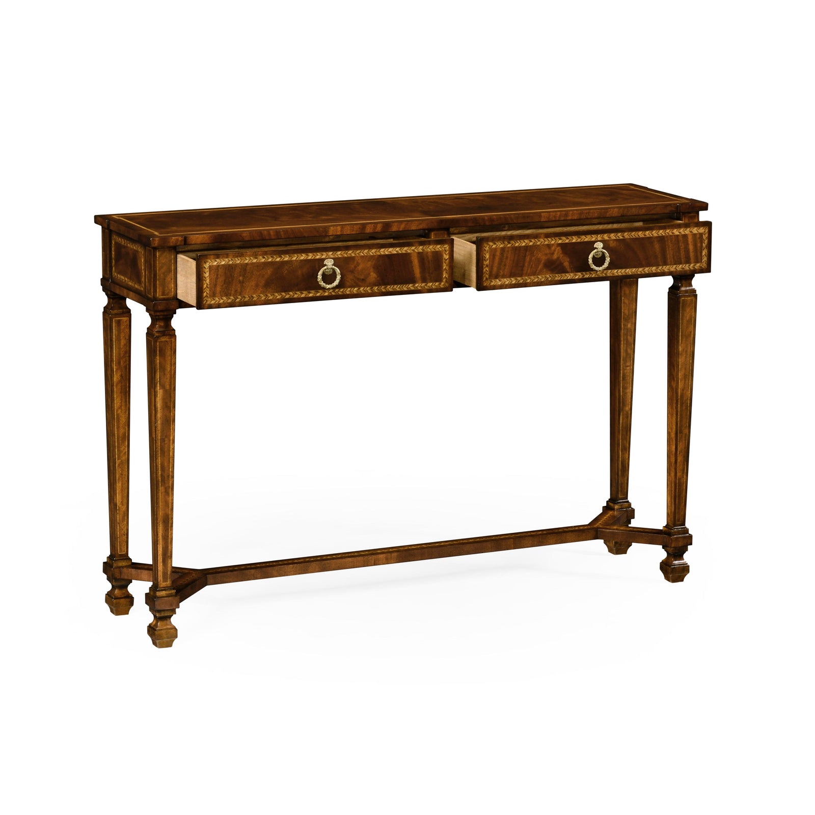 Jonathan Charles Buckingham Empire Mahogany Console Table CONSOLE TABLES