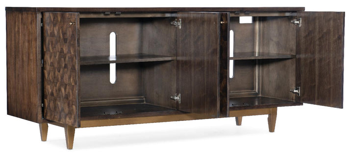 American Home Furniture | Hooker Furniture - Melange Alpine Four-Door Credenza