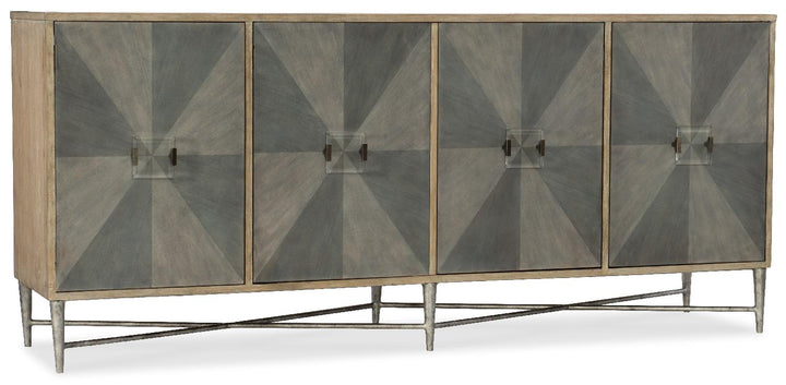 American Home Furniture | Hooker Furniture - Melange Zola Four-Door Credenza