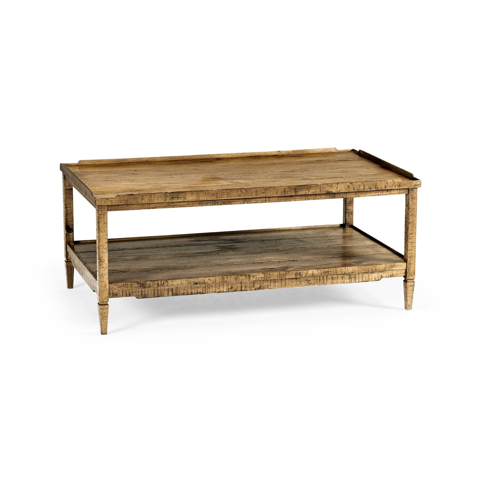 Jonathan Charles Casual Accents Distressed Coffee Table COFFEE TABLES