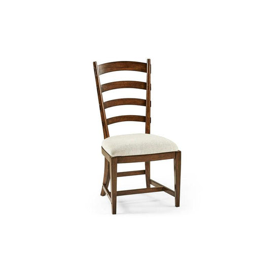 Jonathan Charles Casual Walnut Ladderback Side Chair - Set Of 2 DINING CHAIRS