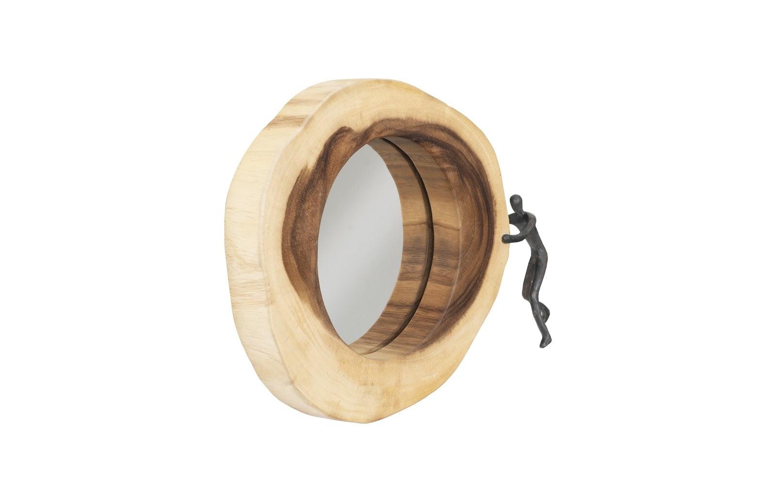 Phillips Collection Atlas Crosscut Mirror, Small, Right Side Full Body WALL MIRRORS