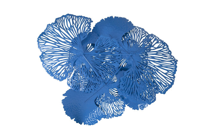 Flower Wall Art, Large, Blue, Metal - Phillips Collection - AmericanHomeFurniture