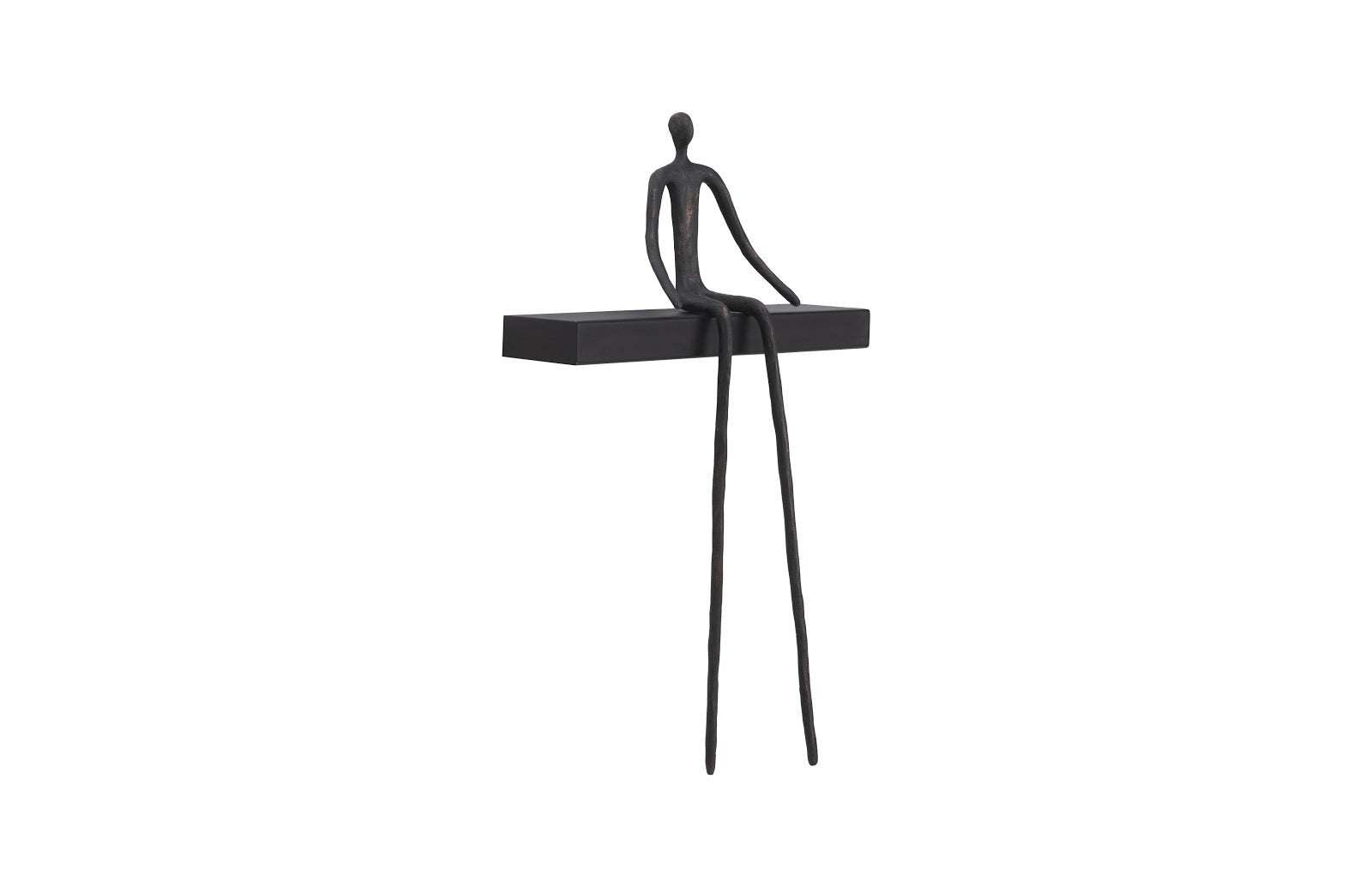 Phillips Collection Moveable Man On Short Shelf , Sitting, A WALL ACCENTS